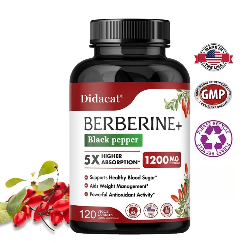 Apple Cider Vinegar Pill - Berberine HCl Supplement - for Metabolism