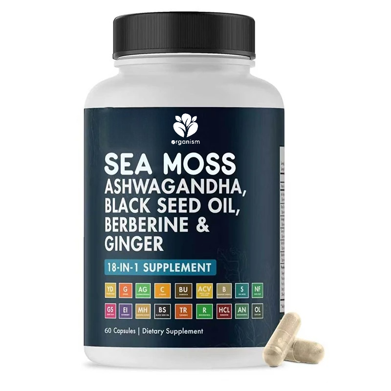 Apple Cider Vinegar Pill - Seaweed black seed oil, ginger supplement.