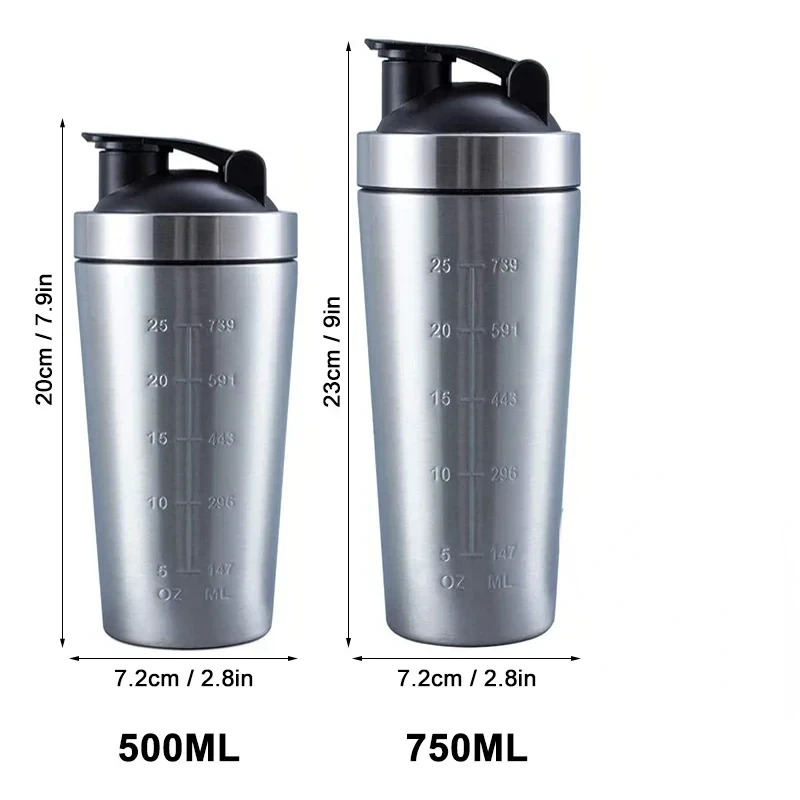 Stainless Steel Protein Shaker - đánh giá và giá Nutrition Sports Fitness