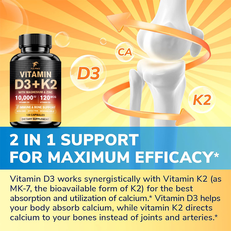 10000IU Vitamin D3 K2 Suppleme - đánh giá và giá Vitamin D3 K2 Drop
