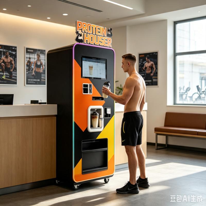 Automatic Protein Shake Vendin - đánh giá và giá Nutrition Sports Fitness