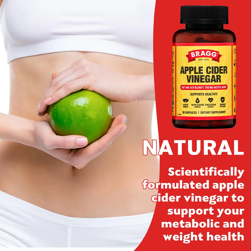 Bragg Apple Cider Vinegar - Vi - đánh giá và giá Apple Cider Vinegar Pill