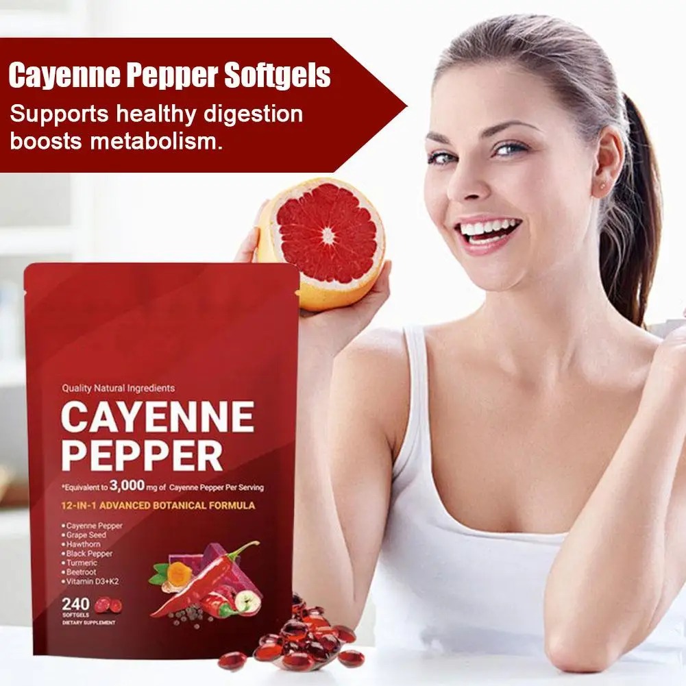 240 Softgels Cayenne Pepper Ca - đánh giá và giá Vitamin D3 K2 Drop