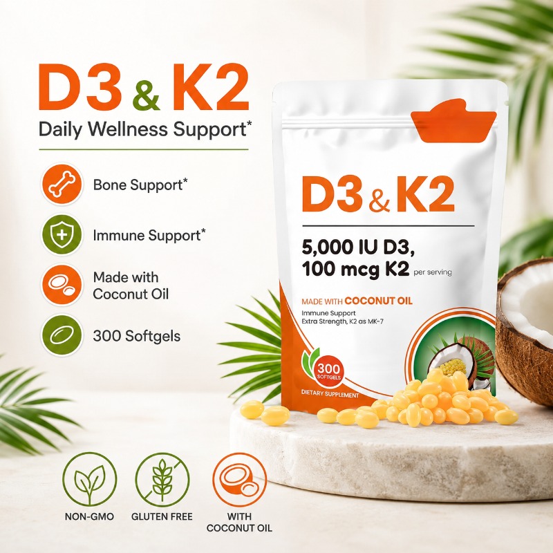 Vitamin D3 K2 Softgels with Co - đánh giá và giá Vitamin D3 K2 Drop