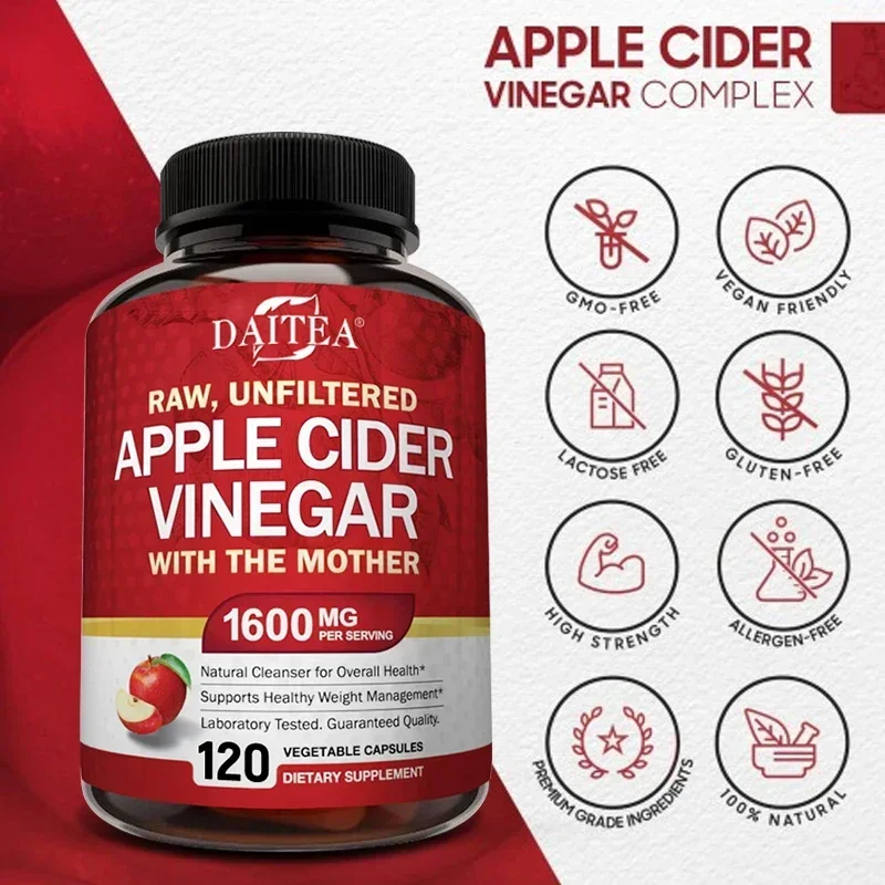 Apple Cider Vinegar 1600 mg wi - đánh giá và giá Apple Cider Vinegar Pill