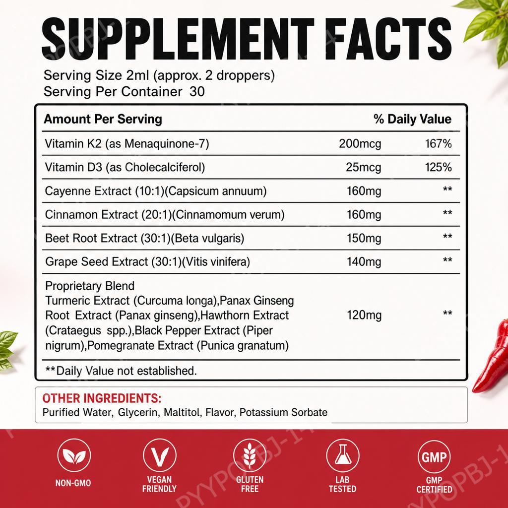 Googeer Cayenne Pepper Liquid  - đánh giá và giá Vitamin D3 K2 Drop